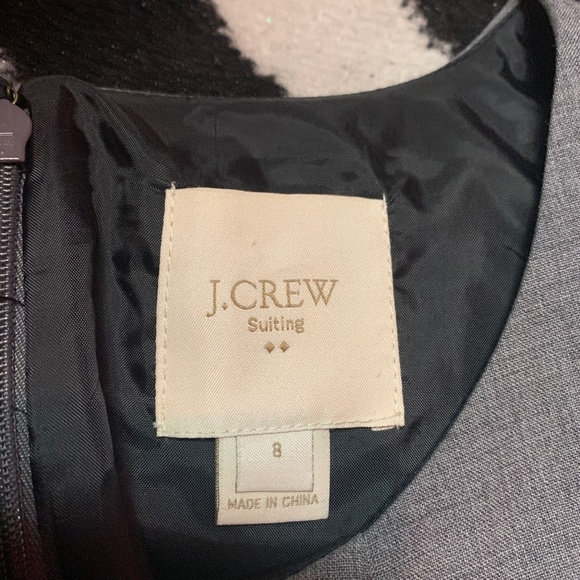 J.Crew Factory Tailored Shift Dress, Light Wool, 8 - Picture 4 of 4